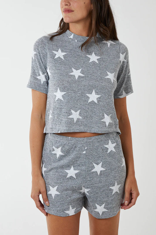 SALE ! NEW IN ! Amelia PJ White Star Lounge Set